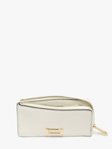Kaarthouder Angèle Leder Lancel Wit angele A13158-vue-porte